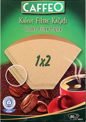 Caffeo 1x2 80'li Filtre Kahve Kağıdı