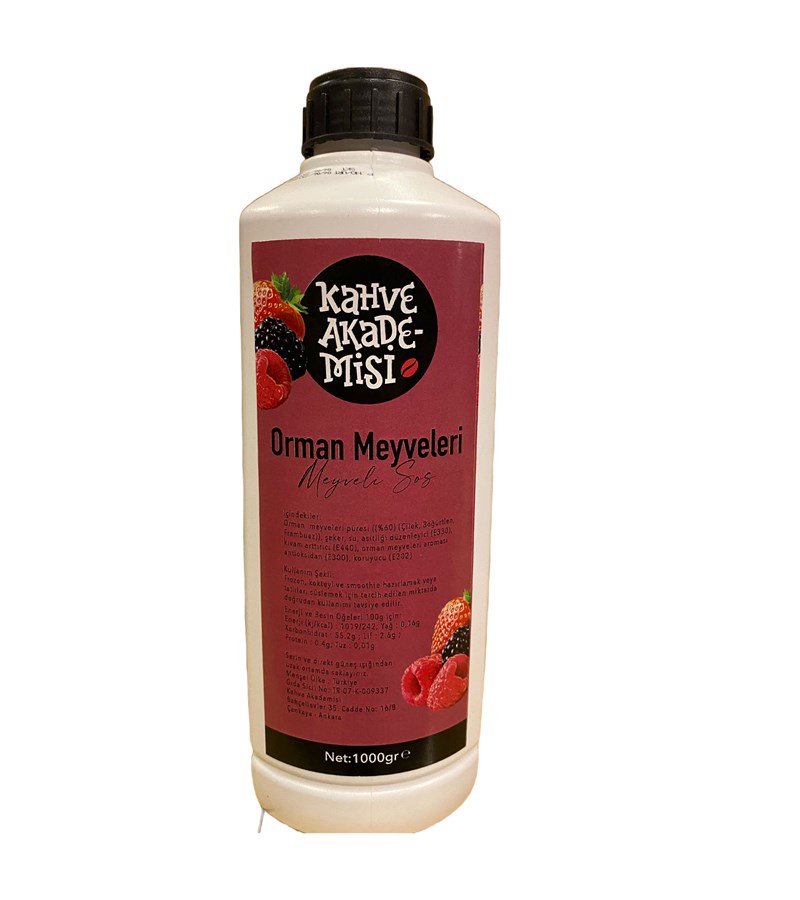 Orman Meyveli Meyve Püresi 1 Lt