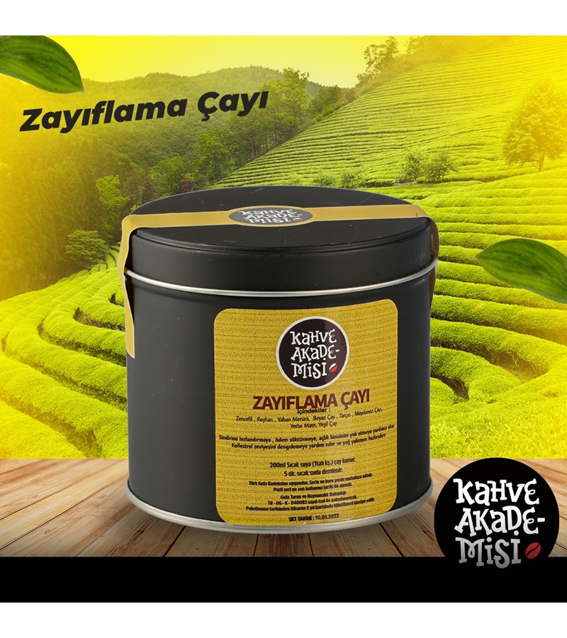 Zayıflama Çayı 200 Gr Teneke Kutu