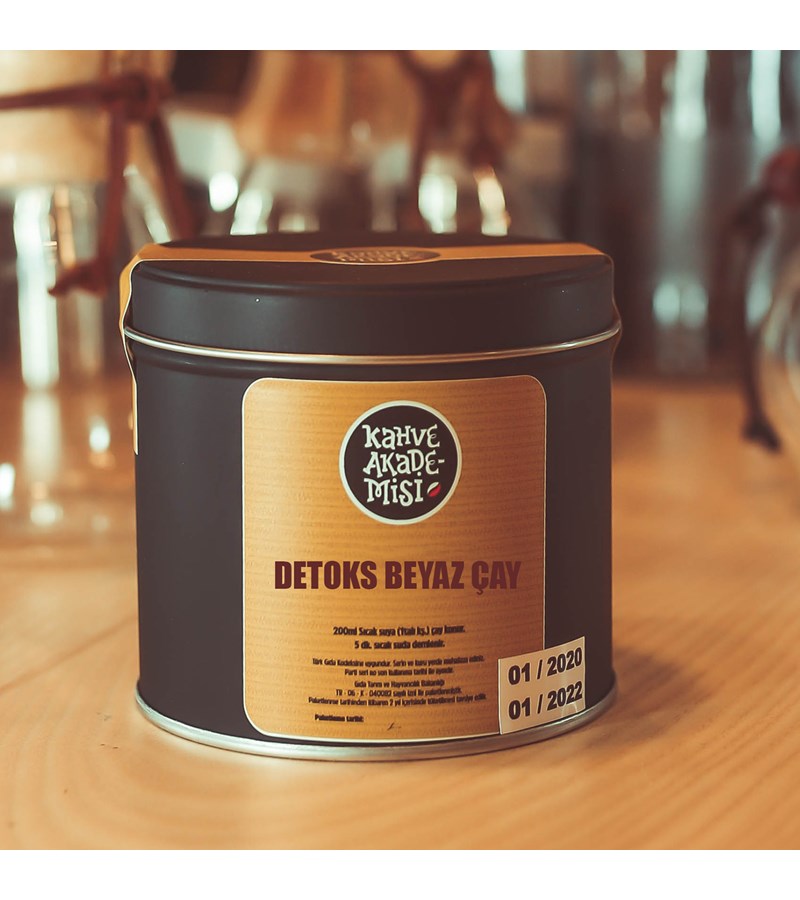 Detoks Beyaz Çay 75 Gr Teneke Kutu